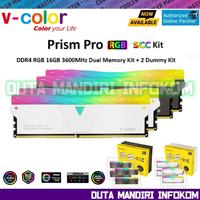 Gambar V Color Prism PRO RGB DDR4 16GB PC28800 3600Mhz (2x8GB) - SCC Kit RAM - Black Edition  dari Duta Mandiri Infokom undefined 1 Tokopedia