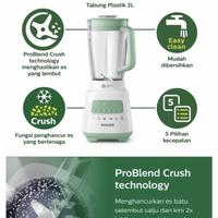 Gambar Philips Blender HR 2221 HR2221 Pro Blend 5000 Series Plastic Jar Blender Pencampur Serbaguna Kuat Tahan Lama Pilihan Ibu Terbaik Terlaris - Plastik Wrap dari IrawanElektronik undefined 3 Tokopedia