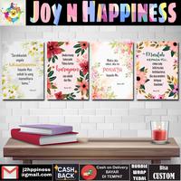 Gambar Hiasan Dekorasi Dinding Suvenir Hadiah Pajangan WallDekor Firman Tuhan Ayat Alkitab Katolik Kristen Bunga - PA105, Digantung dari Joy n Happiness undefined 1 Tokopedia