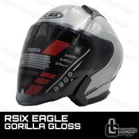 Gambar HELM RSIX EAGLE HELM HALF FACE GORILLA GLOSS dari Leomoto Garage undefined 1 Tokopedia