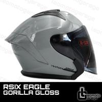 Gambar HELM RSIX EAGLE HELM HALF FACE GORILLA GLOSS dari Leomoto Garage undefined 3 Tokopedia
