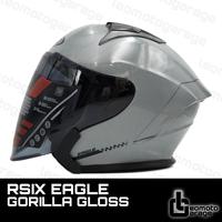 Gambar HELM RSIX EAGLE HELM HALF FACE GORILLA GLOSS dari Leomoto Garage undefined 2 Tokopedia