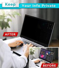 Gambar Laptop 13 14 15 inch 16:9 / 16:10 Privacy Screen Protector Anti Spy Removable Filter Guard Anti Glare Anti-peeping for Asus Lenovo Dell HP Samsung Acer Huawei Advan - 13.3" (16:9) dari Casemarket undefined 5 Tokopedia