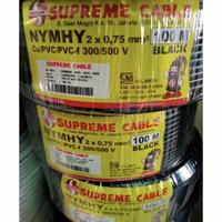 Gambar FF Kabel NYMHY 2x0.75 Supreme 100M - Jual PerRoll (Via Gojek & Grab) - Putih dari Kalief Teknik undefined 3 Tokopedia