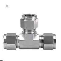 Gambar Tee Connector Tubing / Tee Fitting Union Tube 10mm Od SS316 dari SOLUSI TEKNIK PACKING undefined 1 Tokopedia