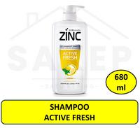 Gambar Zinc Shampoo Active Fresh 680 ml - Anti Dandruff Shampoo Lemon Mint dari Satu Keping undefined 1 Tokopedia