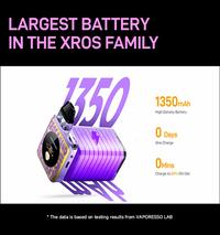 Gambar VAPORESSO XROS 4 NANO Pod Kit 1350mAh Vape Pod 100% Original - Graphite Black dari Vaporesso Official Store undefined 3 Tokopedia