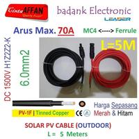 Gambar FF [MC4 --- Ferrule] PV Cable 1500V H1Z2Z2-K 6mm2 Tinned copper L=5M dari Kalief Teknik undefined 1 Tokopedia