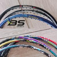 Gambar RAKET BADMINTON HUNDRED SHADOW LITE ORIGINAL - BLACK RED, PASANG SENAR dari BS Sports undefined 2 Tokopedia
