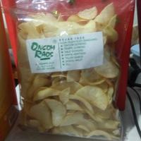 Gambar ONCOM RAOS BANDUNG Keripik Singkong Asin Ontjom Raos oleh oleh makanan bandung dari Hopestore08 undefined 2 Tokopedia