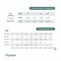 Gambar Flyman Celana Dalam Pria Boxer Tencel 3 pcs FM 3167 - M dari aheng market undefined 3 Tokopedia