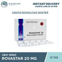 Gambar Rovastar 20 mg 10 Tablet / Obat Kolesterol dari Apotekmandjurofficial undefined 1 Tokopedia