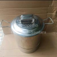 Gambar Dandang Kukusan 32 Cm Nasi Steamer Stainless Packing Kayu dari udin cetakan kue undefined 4 Tokopedia