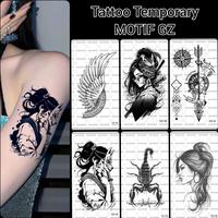 Gambar MARITO-Stiker Tato Temporer Semi Permanen Anti Air Variasi GZ 01-30 - GZ-24 dari Bertatoyuk undefined 2 Tokopedia