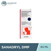 Gambar Sanadryl DMP Sirup 60 mL - Obat Batuk Kering dan Batuk Alergi dari Apotekmandjurofficial undefined 2 Tokopedia