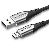 Gambar Vention Kabel Data Micro USB Fast Charge Android Samsung Huawei Xiaomi - 3A Grey Siku, 0.25 Meter dari Inprotek undefined 2 Tokopedia