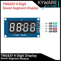 Gambar TM1637 Digital Seven Segment 7 Segment LED 4 Digit Clock Display Module For Arduino dari Kyware undefined 4 Tokopedia