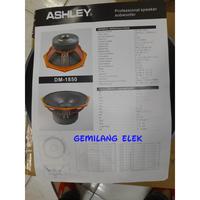 Gambar Speaker ASHLEY DM 1850 Coil 5 Double Magnet 18 inch dari Gemilang Elek12 undefined 4 Tokopedia
