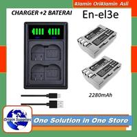 Gambar Paket Charger Double Slot + Battery For Nikon En-El3e / El3 ( 2280mAh ) Nikon D70 D80 D90 D200 D300 D700 - CHG+2 BAT dari OriginSupplies undefined 1 Tokopedia
