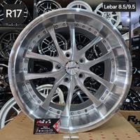 Gambar J177 Kranze LXZ R17 PCD5x114.3 Silver lip Polish. Lebar 8.5/9.5 ET 38/33 dari Forza Velg undefined 1 Tokopedia
