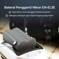 Gambar Paket Charger Double Slot + Battery For Nikon En-El3e / El3 ( 2280mAh ) Nikon D70 D80 D90 D200 D300 D700 - CHG+2 BAT dari OriginSupplies undefined 2 Tokopedia