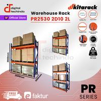 Gambar KITARACK Pallet Rack 2 TON Rak Palet Heavy Duty Panjang 2.5M ; Tinggi 3M ; Lebar 1M Rak Gudang Palet Besi - Starter dari Digital Techindo undefined 1 Tokopedia