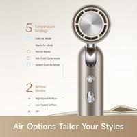 Gambar Dreame Glory Pocket Travel Hair Dryer 3 in 1 Stylus Curly - Titanium Gold dari KINS Official Store undefined 4 Tokopedia