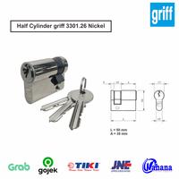 Gambar Half Cylinder griff 3301.26 - Nickel /Kunci Rumah/kunci Pintu dari Ahsan.ori undefined 1 Tokopedia