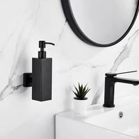 Gambar Tempat Sabun Cair 350ml Kotak B35 - Dispenser Soap Hitam Stainless 304 dari Morality Shopping undefined 2 Tokopedia
