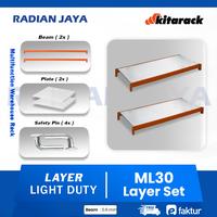 Gambar Ambalan Rak Gudang KITARACK ML15 - Untuk MS dan MJ 1520-1530 Kitarack dari RADIAN JAYA undefined 3 Tokopedia