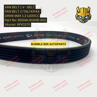Gambar VAN BELT FAN BELT - 6PK1570 - GRAN MAX 1.3 - 9004A-91049-001 - V BELT - TALI KIPAS - 6PK 1570 dari BUMBLE BEE AUTOPARTS undefined 4 Tokopedia