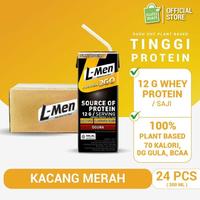 Gambar US 24 Packs - L-Men UHT Plant Protein 2GO Ogura (Kacang Merah) 190ml dari Castle Flavor ID undefined 4 Tokopedia
