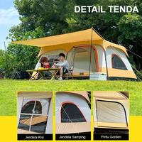 Gambar Tenda Camping Luxury 5-12 Orang Double Layer Tenda Glamping Waterproof - AR010 BESAR dari HanDecor.id undefined 4 Tokopedia