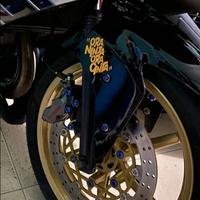 Gambar Cutting sticker stiker ora ninja ora cinta logo - Kuning dari Three Sixty Toys undefined 2 Tokopedia