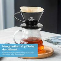 Gambar Filter Penyaring Kopi V60 Glass Coffee Filter Dripper One Two Cups - Merah 1-4cups dari Hardware Solutions undefined 5 Tokopedia