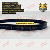 Gambar VAN BELT FAN BELT - 6PK1570 - GRAN MAX 1.3 - 9004A-91049-001 - V BELT - TALI KIPAS - 6PK 1570 dari BUMBLE BEE AUTOPARTS undefined 3 Tokopedia
