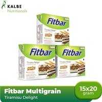 Gambar Stock Ready Fitbar Tiramisu Delight 5X20Gr Multigrain (3 Banded) Terlaris dari cemilinyou undefined 2 Tokopedia