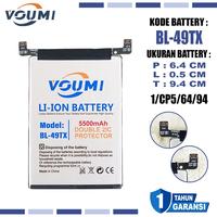 Gambar VOUMI Baterai BL-49TX BL49TX Battery Double IC Power high Capacity Compatible Hp INFINIX Note 30 4G - X6833B & Note 30 5G - X6711 Batery Batre dari Hard Workerr undefined 2 Tokopedia