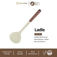 Gambar Senclair Utensil Leon Laddle Centong / Sendok Sop Silikon 1 Pcs Centong / Sendok Silikon Tahan Panas Food Grade SLU-02 dari Senclair Indonesia undefined 1 Tokopedia