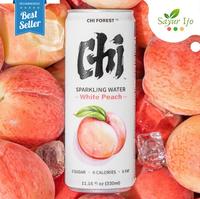 Gambar CHI FOREST Sparkling White Peach 330 ML / Kaleng Minuman Air Soda Bebas Gula Rasa Buah Persik Instant dari Sayur Ijo Jakarta undefined 1 Tokopedia