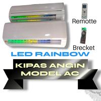 Gambar KIPAS ANGIN MODEL AC 2PK KEREN MURAH DAN BERKUALITAS - POLOS LED BIRU dari Shop Si Rosyad undefined 2 Tokopedia