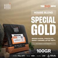 Gambar Kopi Espresso Special Gold Blend Coffee Beans 100gr Coffe Biji Bubuk - Biji Kopi dari Sakha Coffee Roastery undefined 1 Tokopedia
