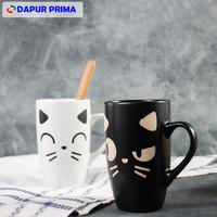 Gambar MUG KUCING TIARA QD-35 TINGGI CATTY B/W dari Dapur Prima Bali undefined 1 Tokopedia