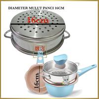Gambar Langsung Kukusan Panci (16Cm -18Cm - 20Cm - 22Cm - 24Cm - 26Cm) Tempat Kukus Panci Listrik Fashion - Steamer - Kukus Stainless - Diameter 20cm dari Widyasmorog Koleksi undefined 1 Tokopedia