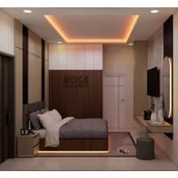 Gambar Bedroom set, Kamar Set minimalis, Set kamar tidur, paket kamar tidur, lemari pakaian, wardrobe  pakain, dipan, meja rias, backdrop TV dari ROSA LIADER INTERIOR 1 undefined 1 Tokopedia