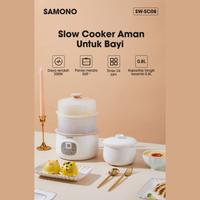 Gambar SAMONO SW-SC08 Baby Safe Slow Cooker Ceramic Food Grade 0.8L dari Home Electro undefined 1 Tokopedia