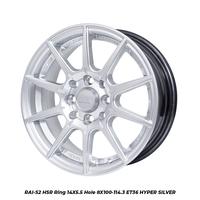 Gambar VELG PELEK RACING HSR RAI S2 RING 14 R14 BUAT MODIFIKASI MOBIL CALYA GRECO AGYA AYLA SIGRA XENIA KIJANG LGX MARCH IGNIS KARIMUN   - TOKO VELG DAN BAN METRO RIMS HAJI NAWI JAKARTA SELATAN dari hsr wheel-metro rims velg ban undefined 2 Tokopedia