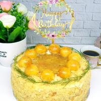 Gambar Nastar Crumble Cake 20CM / Nastar Cake / Nastar Ulang Tahun / Birthday Cake - Cream Cheese dari NH Kitchen TGR undefined 4 Tokopedia
