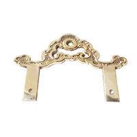 Gambar 6 pcs Set - 10cm Ornate Brass Bracket Mirror Picture Art Painting Frame Hanger / Mirror Photo Frame Hanger Hook / Cantolan Braket Murah Bingkai Lukisan Potret Seni / Gantungan Pigura Gambar Foto Cermin Kuningan - DFH1020ASet / Ru Yi / Polished Brass dari Heritage Brass undefined 2 Tokopedia