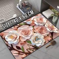 Gambar Keset kaki 3D anti slip kamar mandi toilet / lukisan 3D alas kaki dapur keset kaki karpet R044 - P7, 40 x 60 cm dari Kiraiya Store undefined 1 Tokopedia
